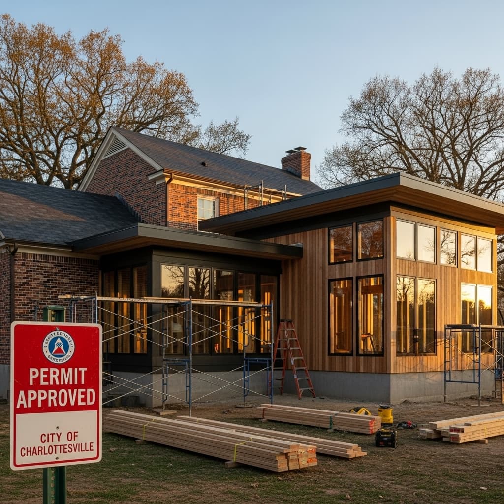 Charlottesville home addition creating new living space
