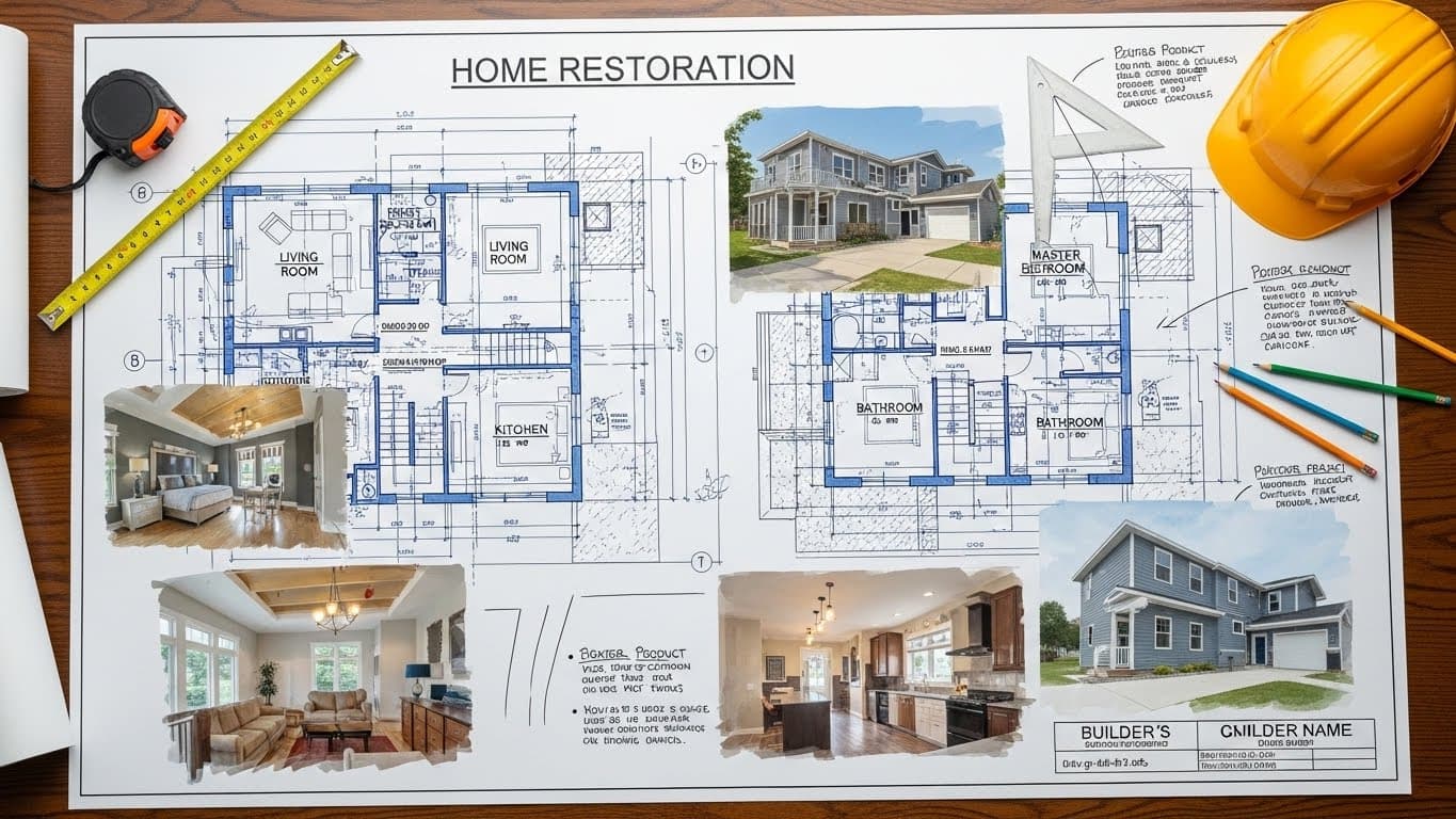 Architectural plans for a Charlottesville home remodel and addition