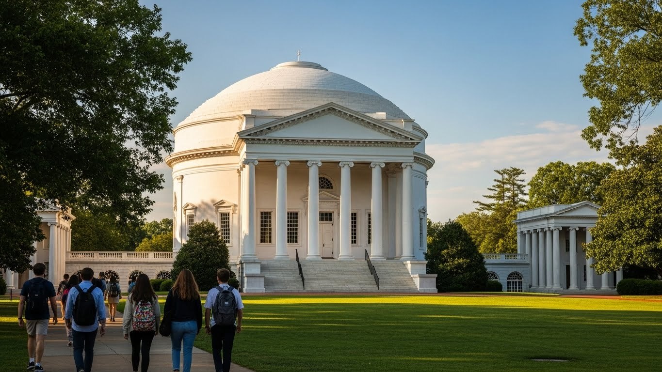 The Rotunda at the University of Virginia in Charlottesville