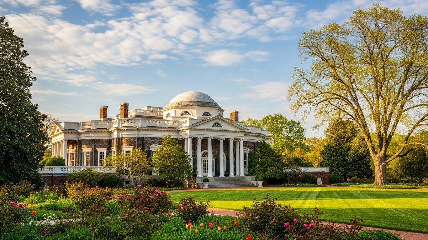 Monticello near Charlottesville, Virginia